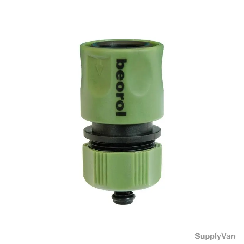 Beorol Hose Connector, GSBA12, 1/2 Inch, Green
