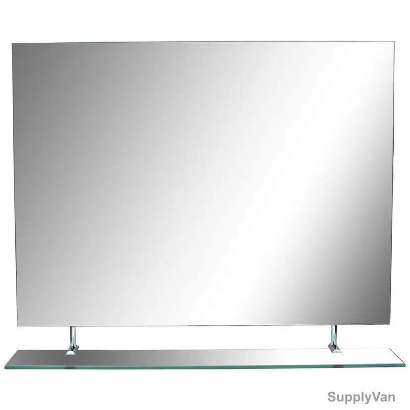 Argent Crystal Bathroom Mirror, YJ-147AL, Rectangular