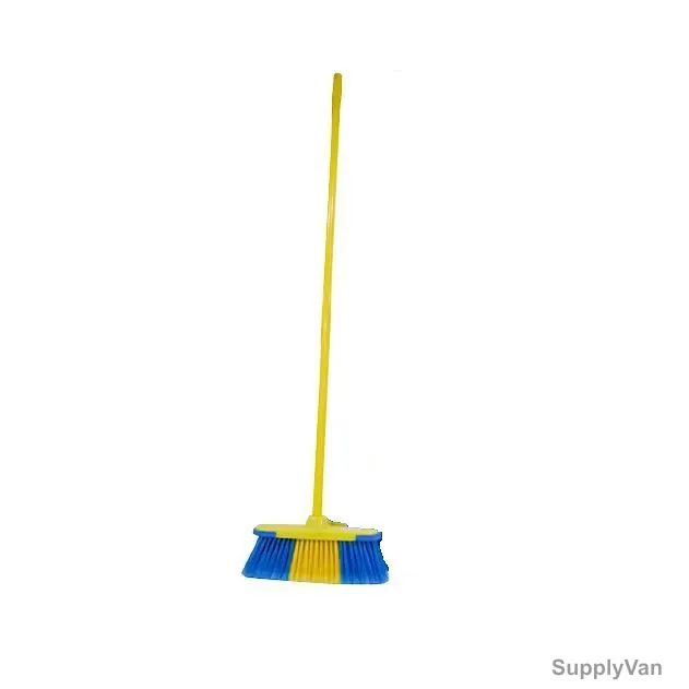 Akc Soft Broom With 130CM Stick, SB64, Plastic, 4CM Width x 30CM Length