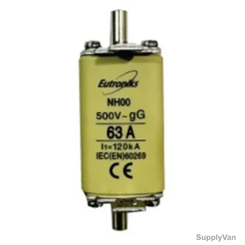 Eutroniks Fuse Link, NH00, 500VAC, gG, 63A