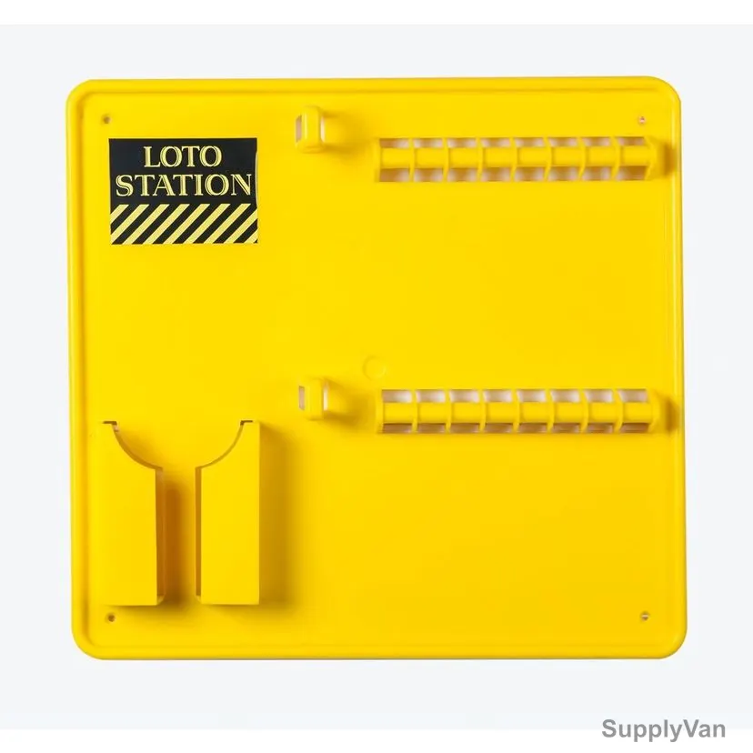 Loto-Lok Lockout Station, LS-16L-1P-Y, 350 x 360MM, Yellow