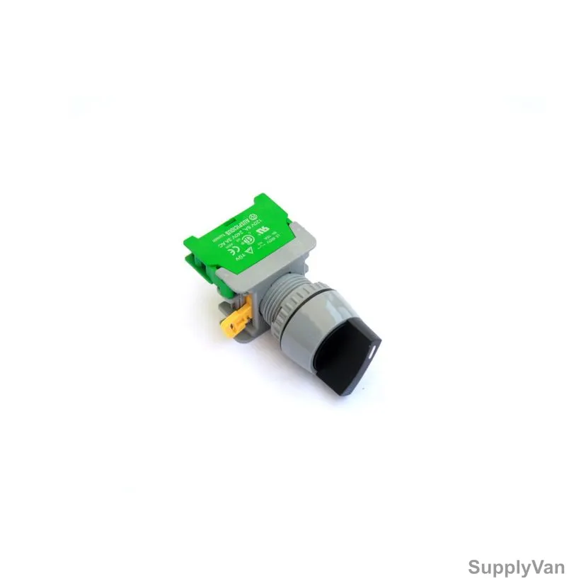 Auspicious 2 Position Selector Switch, GCS22-2, IP65, 24V, 1 NO, 22MM Dia — image 1