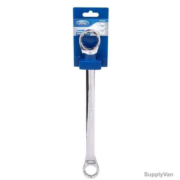 Ford Double Ring Spanner, FHT-EI-046, 25 X 28MM, Silver
