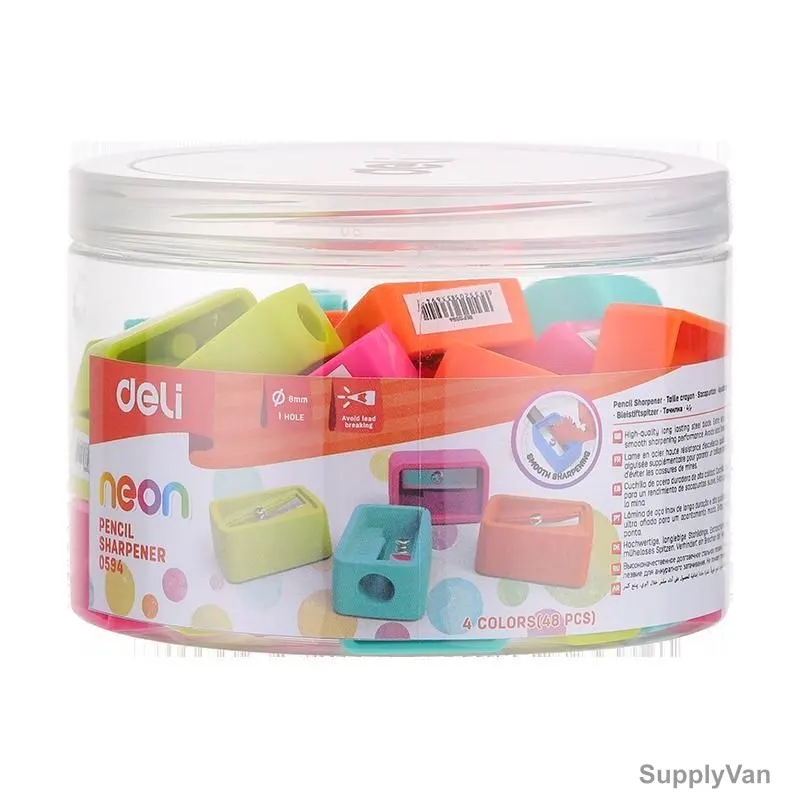 Deli Sharpener, E0594, 1 Hole, Multicolor, 48PCS