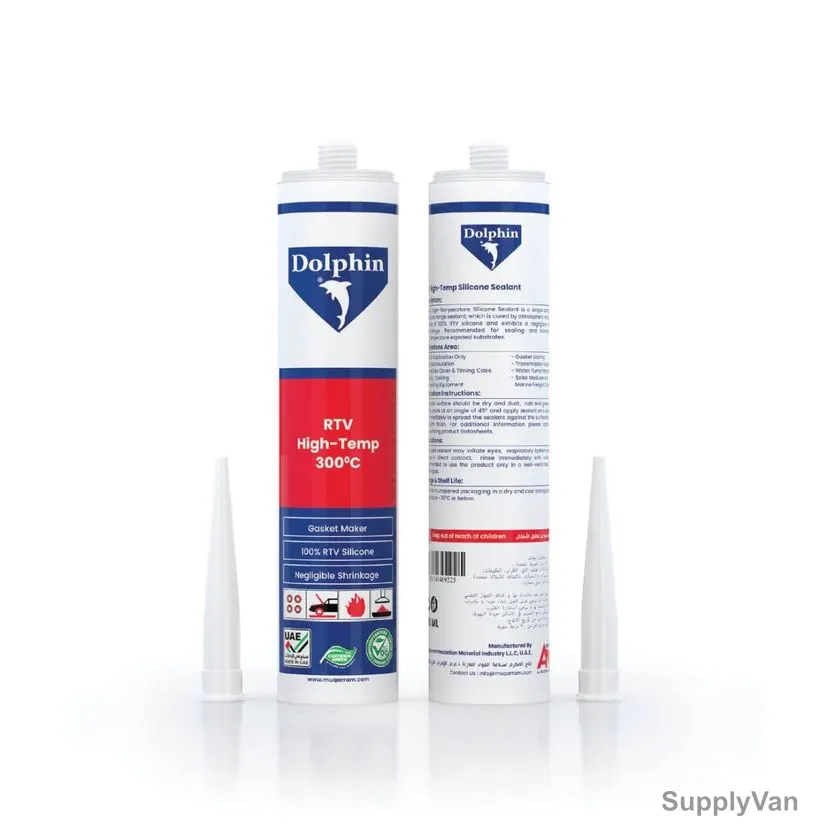 Dolphin RTV Silicone Sealant, 120, 280ML, PK24