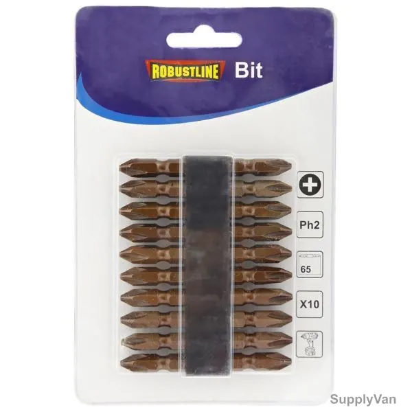 Robustline Phillips Double Side Patta Screw Bit, 20PCS