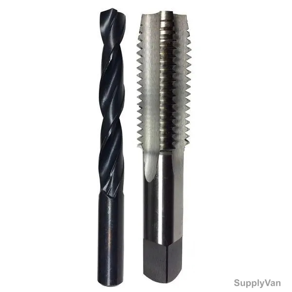 Drill America Tap and Drill Bit Set, POU0-80, 2PCS