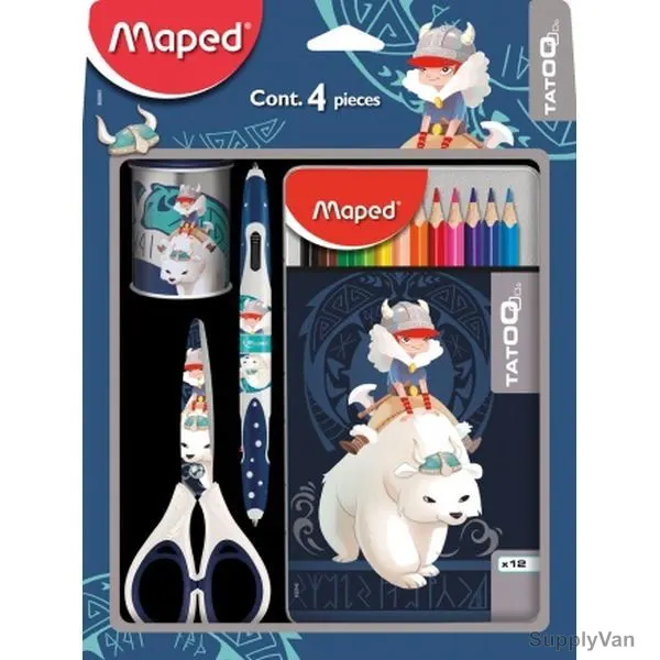 Maped Viking Tattoo Kit, MD-899961, 15 Pcs/Set