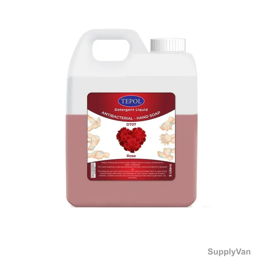 Akc Hand Soap, DT07RO-5, Rose, 5 Ltrs