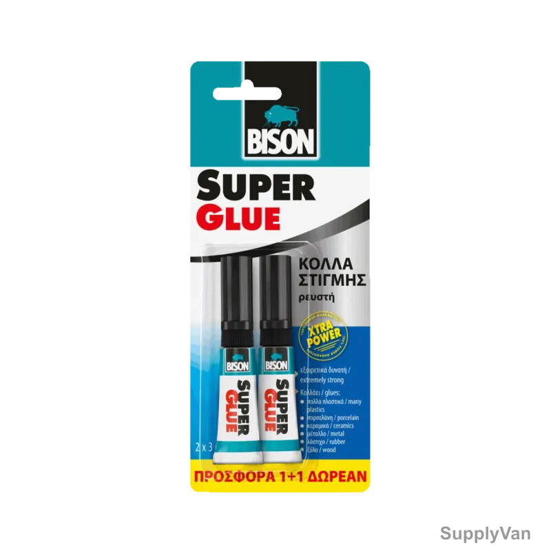Bison Super Glue, 71190, Liquid, 1.08 g/cubic cm, 3 GM