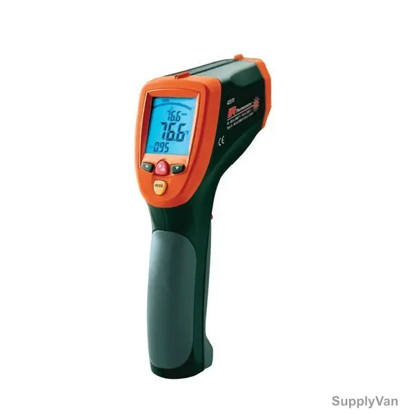Extech Dual Laser Infrared Thermometer, 42570, -50 to 2200 Deg.C