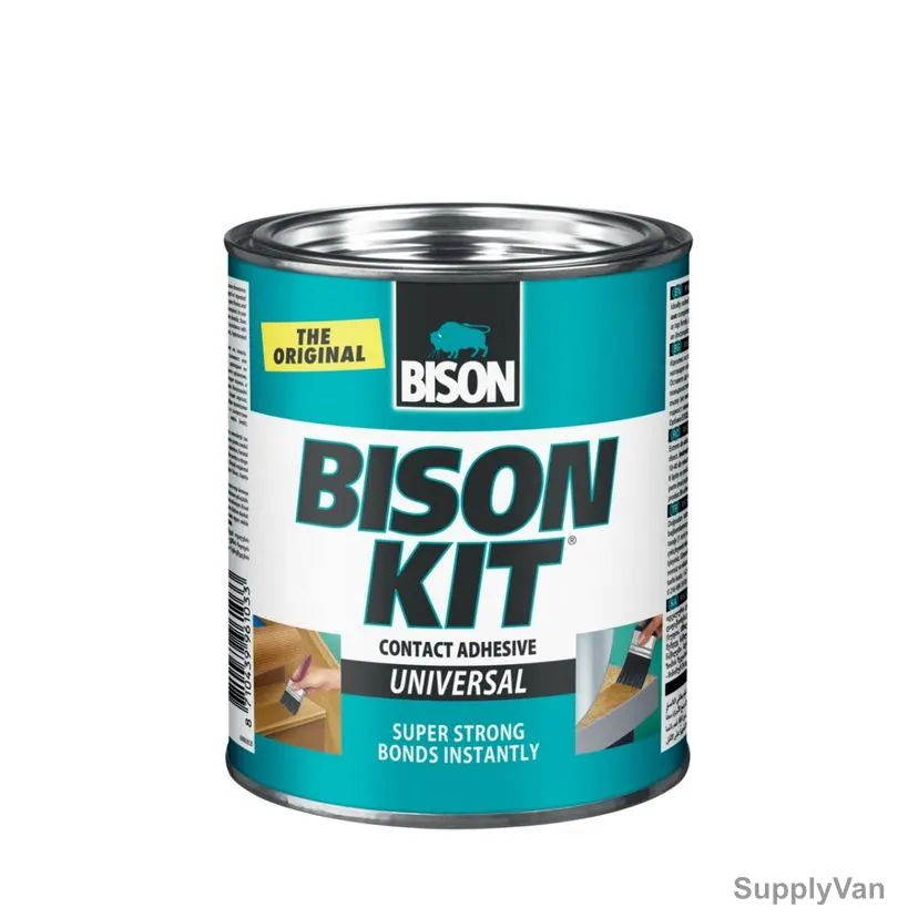 Bison Universal Contact Adhesive Glue Kit, 6300577, 650ML, 12 Pcs/Carton