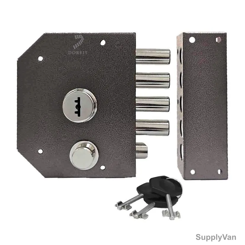 Dorfit Bullet Lock, DTJL4B, Iron, 166MM Length, Grey — image 1
