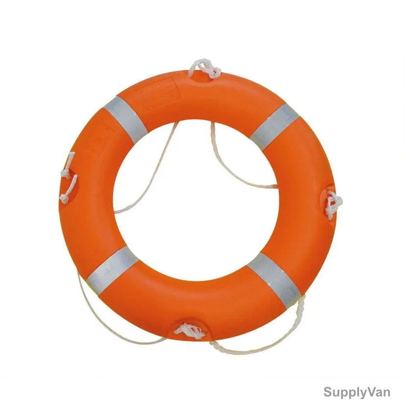Life Buoy Ring With Retro Reflective Tape, 2.5 Kg, Orange