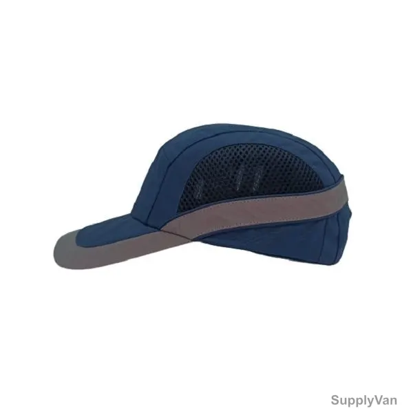 Bump Cap, BC1002, 55-62CM Cap Size, Blue/Grey