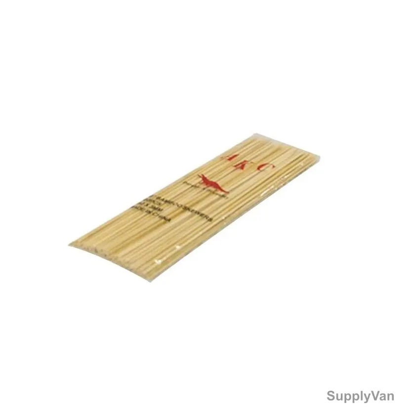 Akc Bamboo Skewers, BS01, 3MM Width x 6 Inch Length, 100 Pcs/Pack