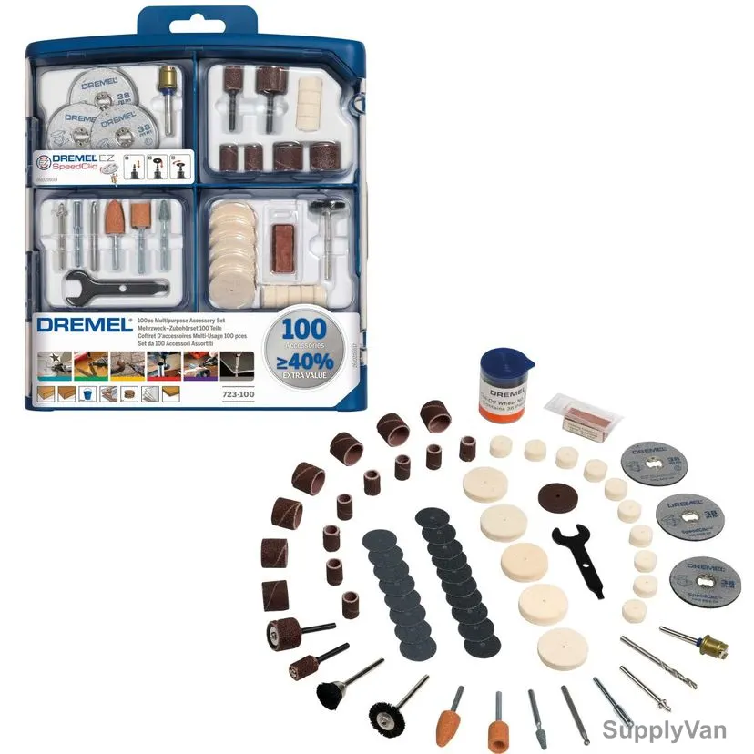 Dremel Multi-Purpose Accessory Set, 2615S723JA, 100 Pcs/Set — image 1
