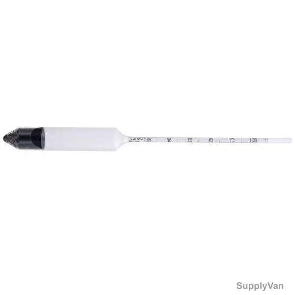 Brannan Density Hydrometer, 10-338-0, 1.00 to 1.05 g/ml, 270MM