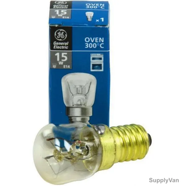 Ge Microwave Bulb, E14, 230V, 15W