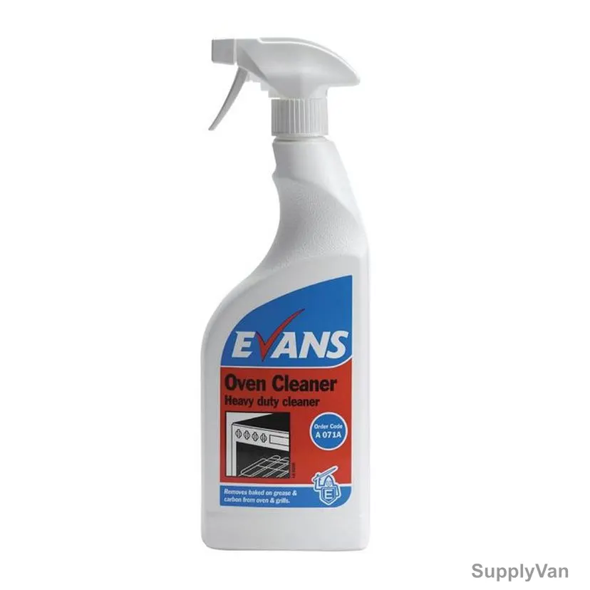 Evans Heavy Duty Oven Cleaner, Unscented, 750ML, 6 Pcs/Pack