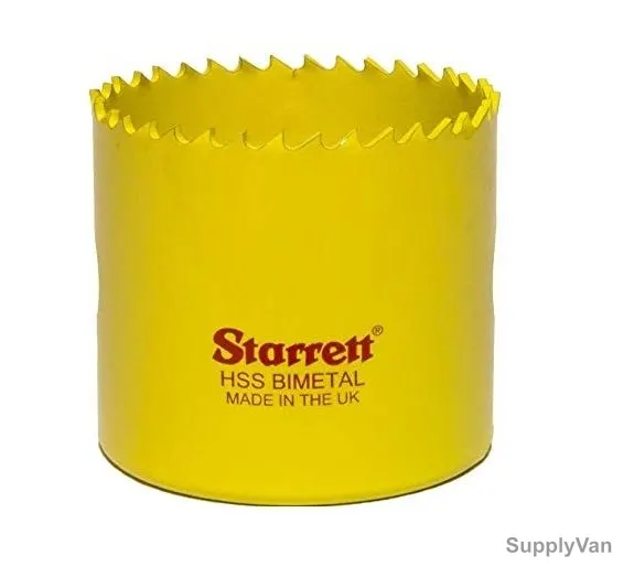 Starrett Hole Saw Kit, KS290, High Speed Steel, 16-68MM, Yellow, 12PCS