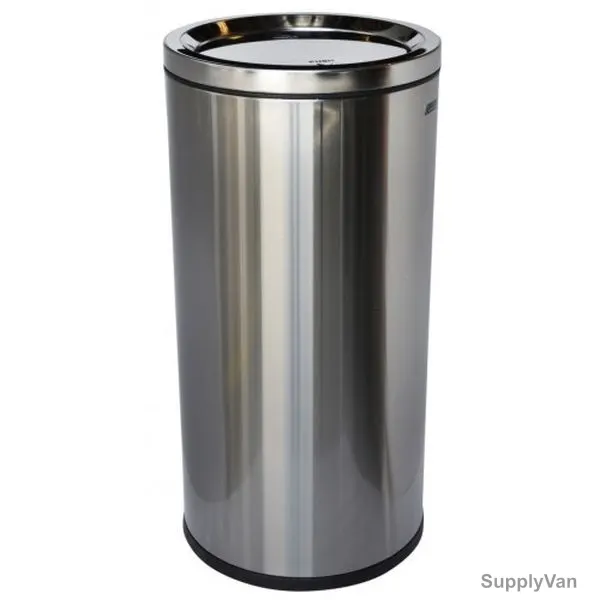 Brooks Delight Swing Top Bin, BSSSTB50L, 50 Ltrs, Silver — image 1