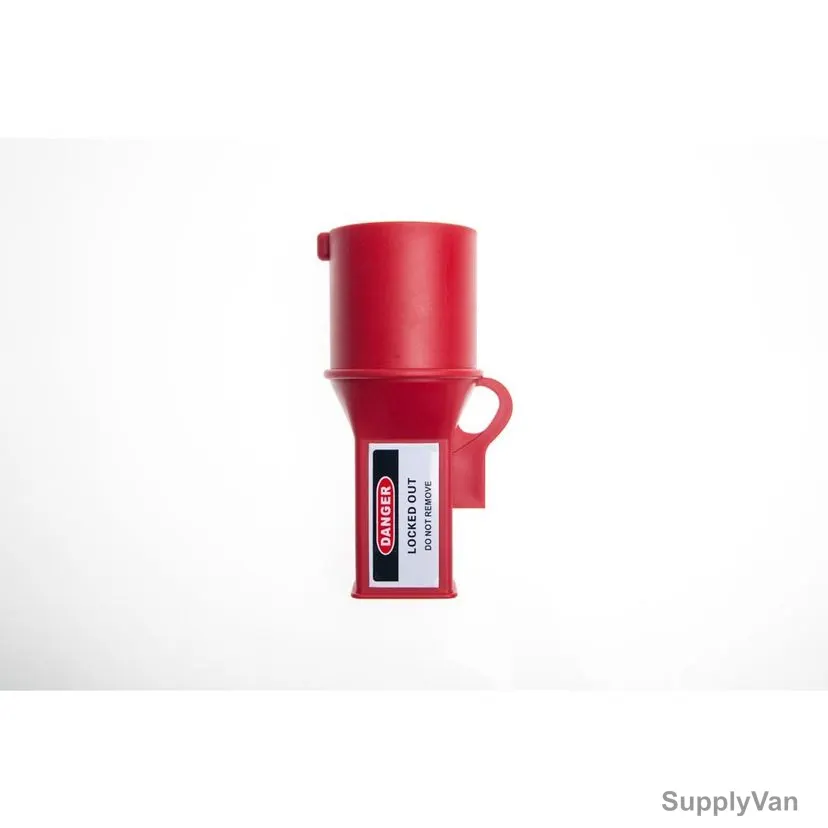 Pin and Sleeve Industrial Socket Lockout, PSL-M44, 44MM, Red