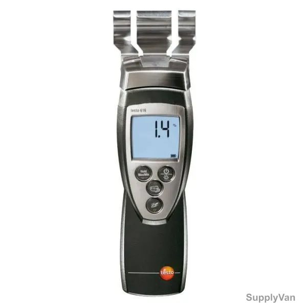 Testo Compact Sized Moisture Meter, 616, 9V, IP30