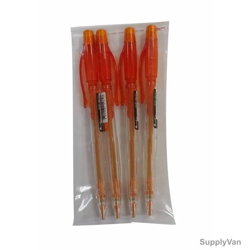 Quantum Mechanical Pencil, QM227, Atom, 0.5MM, Orange, 4 Pcs/Pack