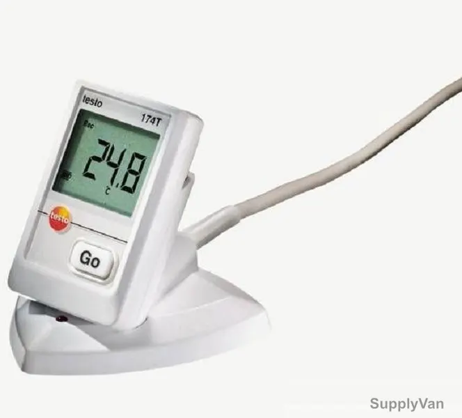 Testo Mini Temperature Data Logger Kit, 174T-set, -30 to 70 Deg.C
