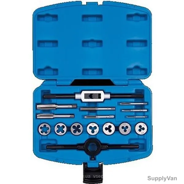 Kingtony Tap and Die Set, 12916MQ1, 16 Pcs/Set