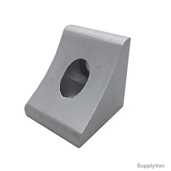 Extrusion L-Corner Bracket, 40 Series, 2 Hole, Aluminium, 38 x 36 MM