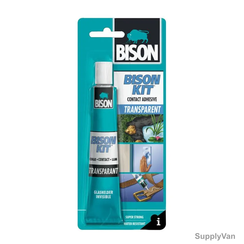 Bison Contact Adhesive, 6305337, 25ML, Transparent