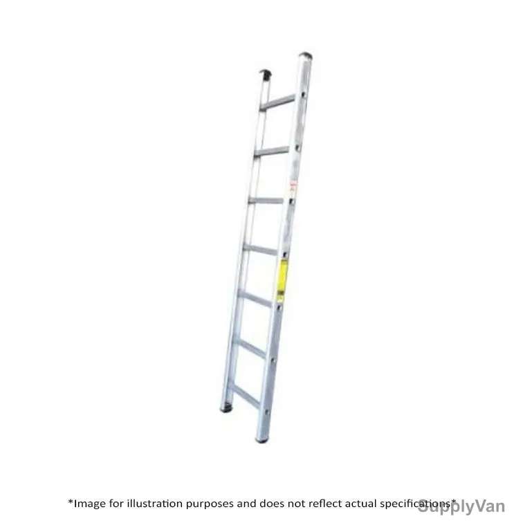 Emc Straight Ladder, EHSL-09, Aluminum, 1 Side, 9 Steps, 2.4 Mtrs, 113.39 Kgs