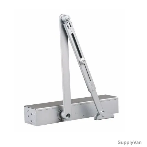Artica Overhead Door Closer, DC9128BC-SIL, 20-80Kg, Silver