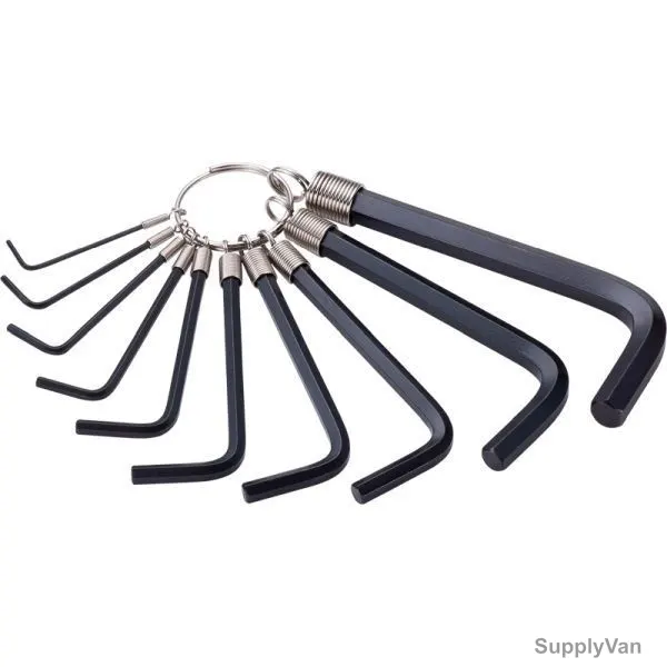 Stanley Hex Key Ring Set, STMT69213-8, 10 Pcs/Set
