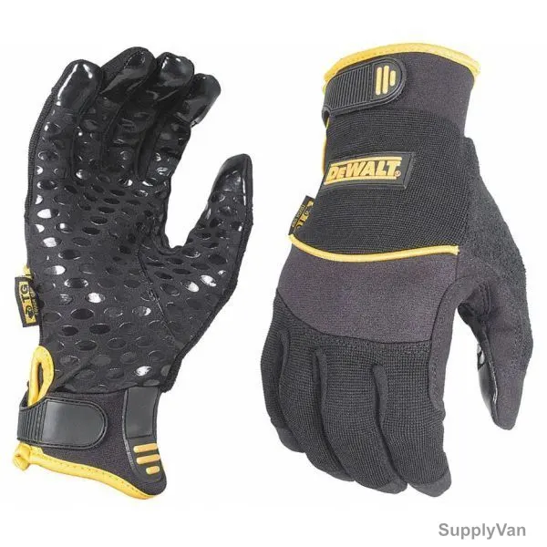 Dewalt Work Gloves, DPG260L, L, Black and Yellow