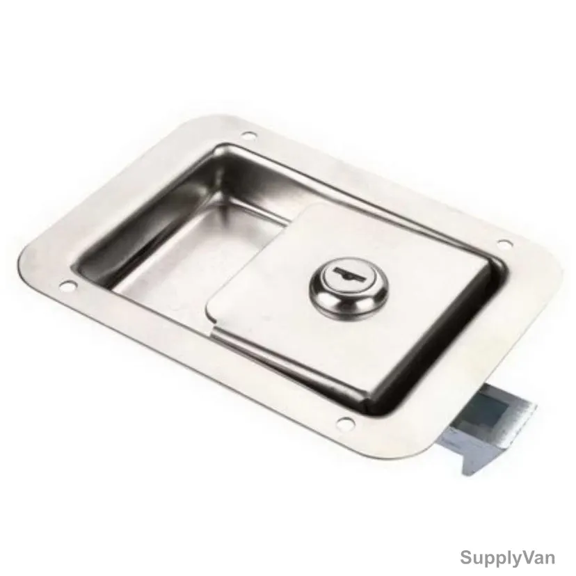 Dorfit Paddle Handle, DT621, Stainless Steel/Zinc Alloy, 120 x 92MM, Polished Finish — image 1