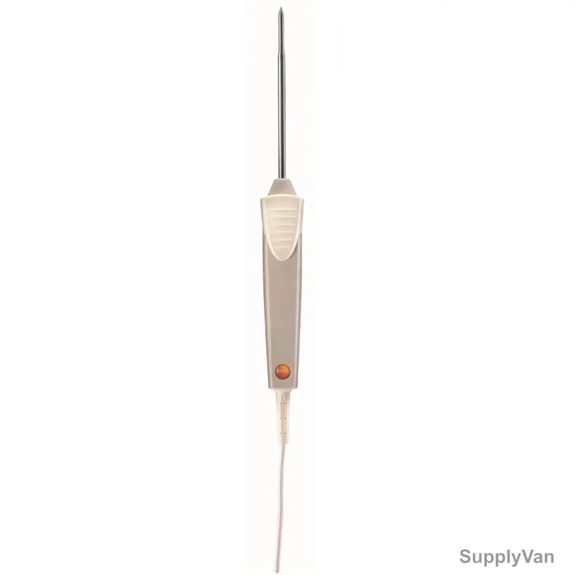 Testo Waterproof Immersion/Penetration Probe, 0614-1272, PT100 Sensor Type, -50 to 300 Deg.C
