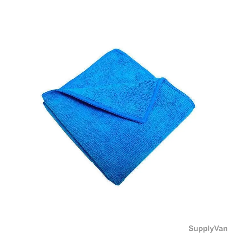 Microfiber Towel, KT10B, 40CM Width x 40CM Length, Blue, 12 Pcs/Pack