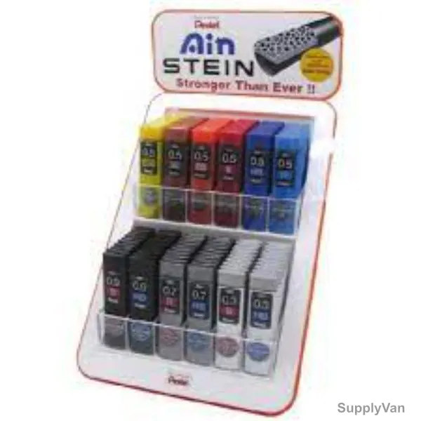 Pentel Ain-Stein Pencil Lead, PE-C270-12E, 0.7-0.5MM, 144 Pcs/Set