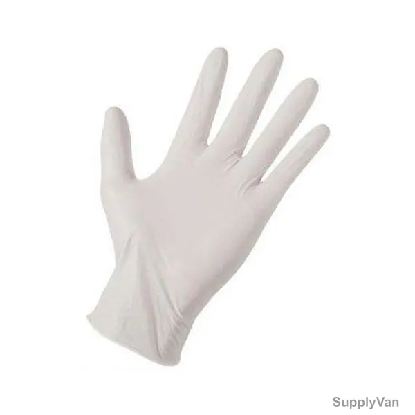 Snh Latex Examination Gloves, M, White, 100 Pcs/Pack — image 1