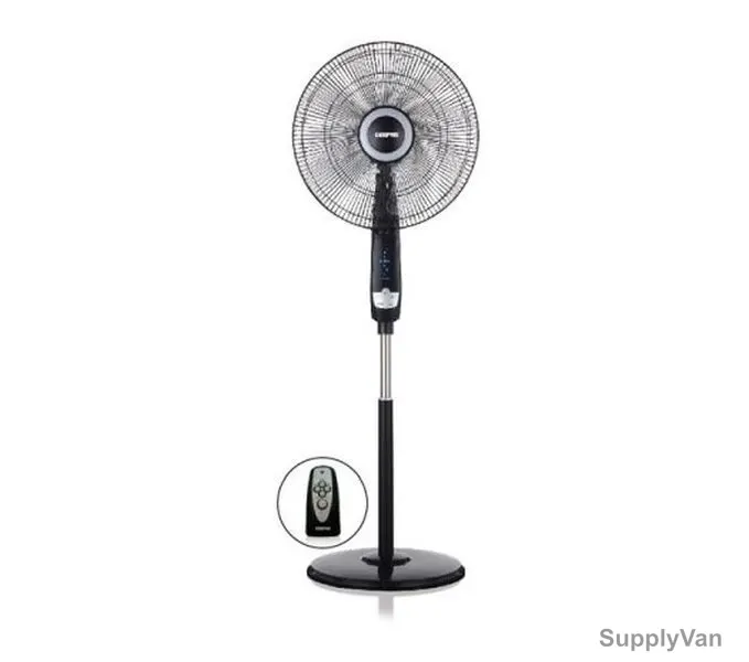 Geepas Remote Control Stand Fan, GF9489, 16 Inch, 60W
