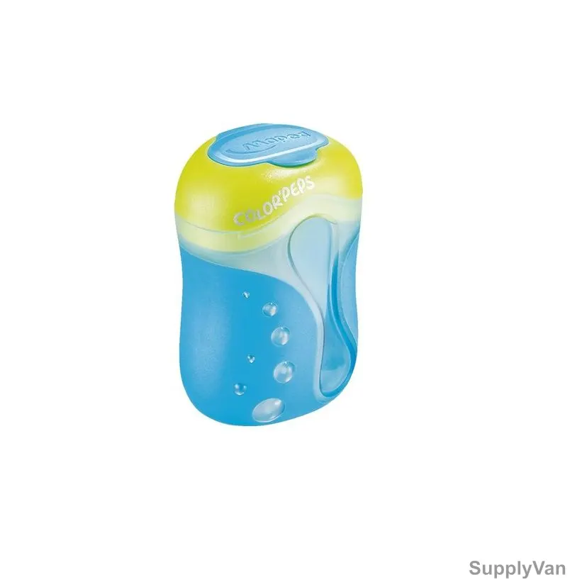 Maped Color'Peps Pencil Sharpener, MD-043110, 2 Hole, Blue