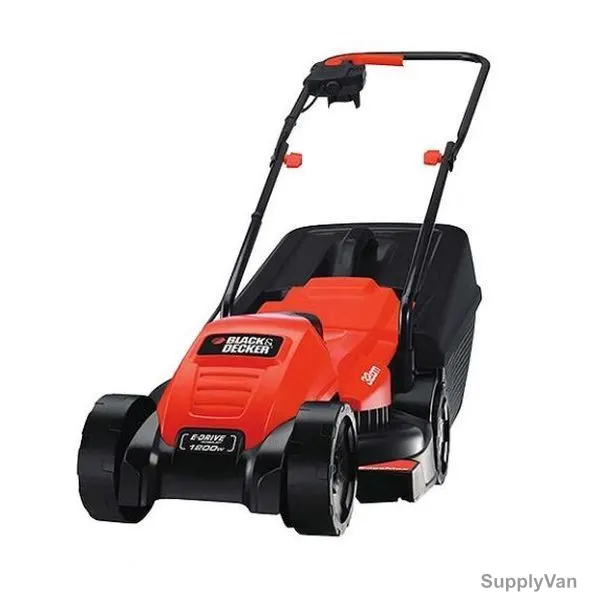 Black And Decker Electric Lawnmower, EMAX32S-GB, 1200W