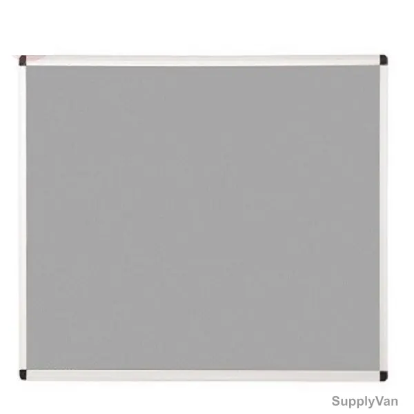 Deluxe One Sided Felt Board, 60 x 90CM, Grey