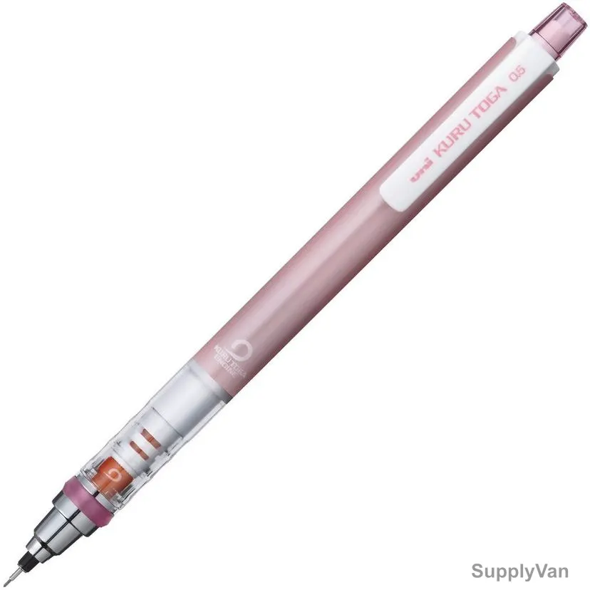 Uni-Ball Kurutoga Mechanical Pencil, M7-450T-PK, 0.7MM Tip Size, Pink, 12 Pcs/Pack