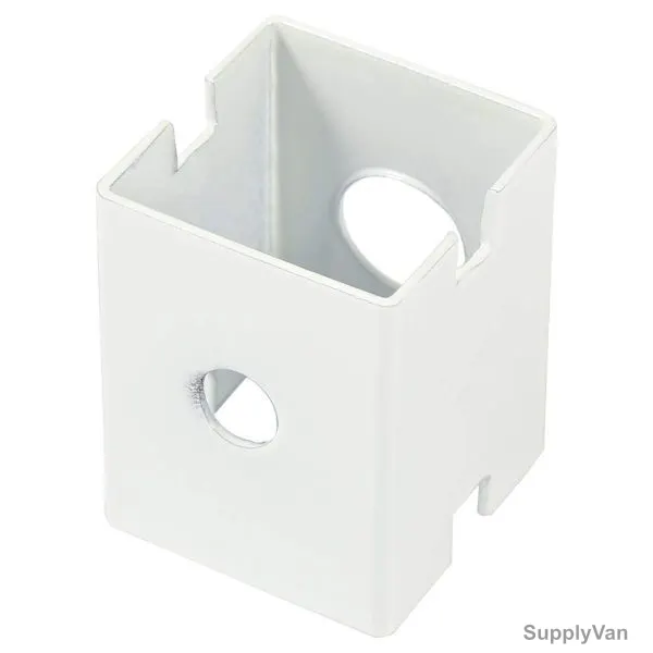 Grid to Wall Bracket, 4 x 4CM, Metal, White