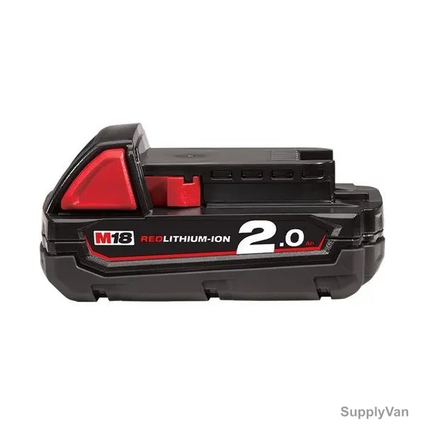 Milwaukee Compact RedLithium Battery, M18B2, 18V, 2.0Ah — image 1