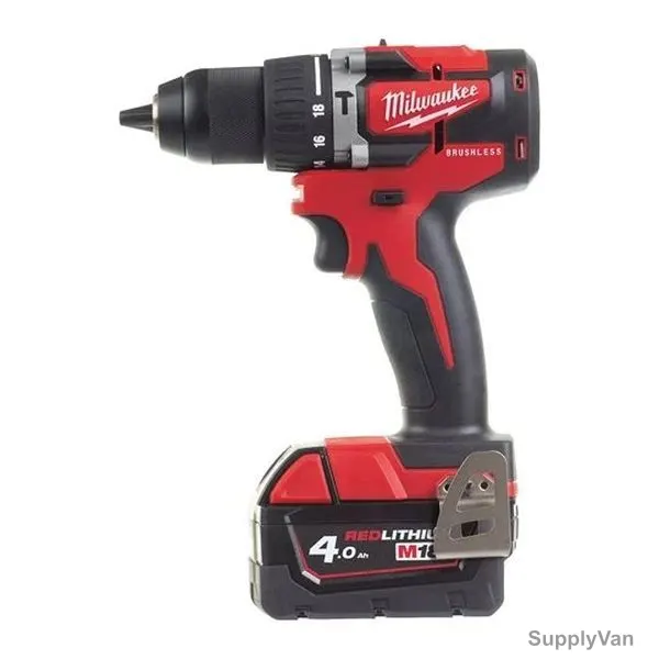 Milwaukee Compact Brushless Percussion Drill, M18-CBLPD-402C, 18V, 13MM, 27000 BPM — image 1